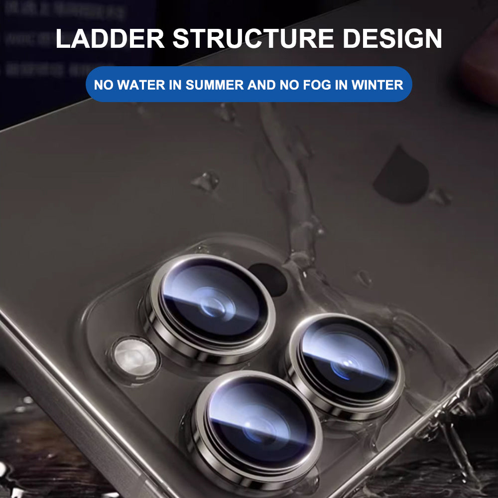 Rear Camera Protection Film Lito Titanium AR for Apple iPhone 17, Tempered Glass, Black