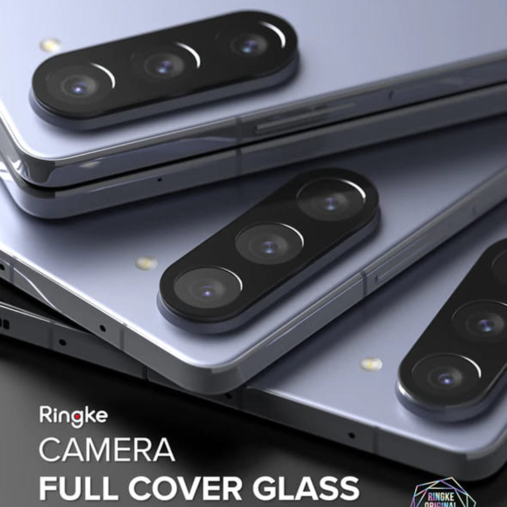 Ringke Rear Camera Protective Film for Samsung Galaxy Z Fold5 F946, Tempered Glass, Set of 2 Pieces, Transparent