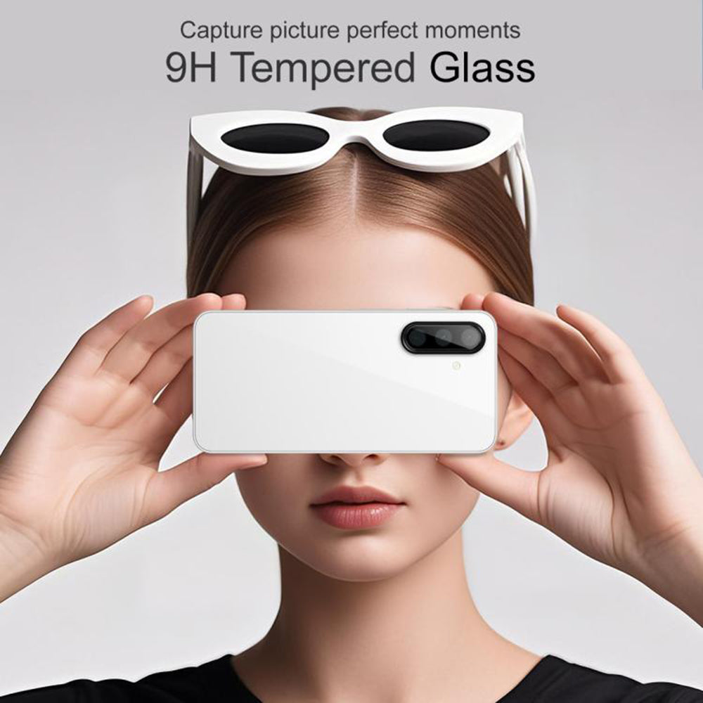 Techsuit Rear Camera Protective Film for Samsung Galaxy A17 4G A175 / A17 5G A176, Tempered Glass, Black
