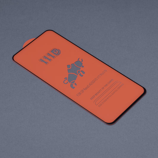 Techsuit Screen Protector Film for OnePlus Nord 2T / Nord CE 5G / Nord 2 5G, Tempered Glass, Full Glue, 111D, Black
