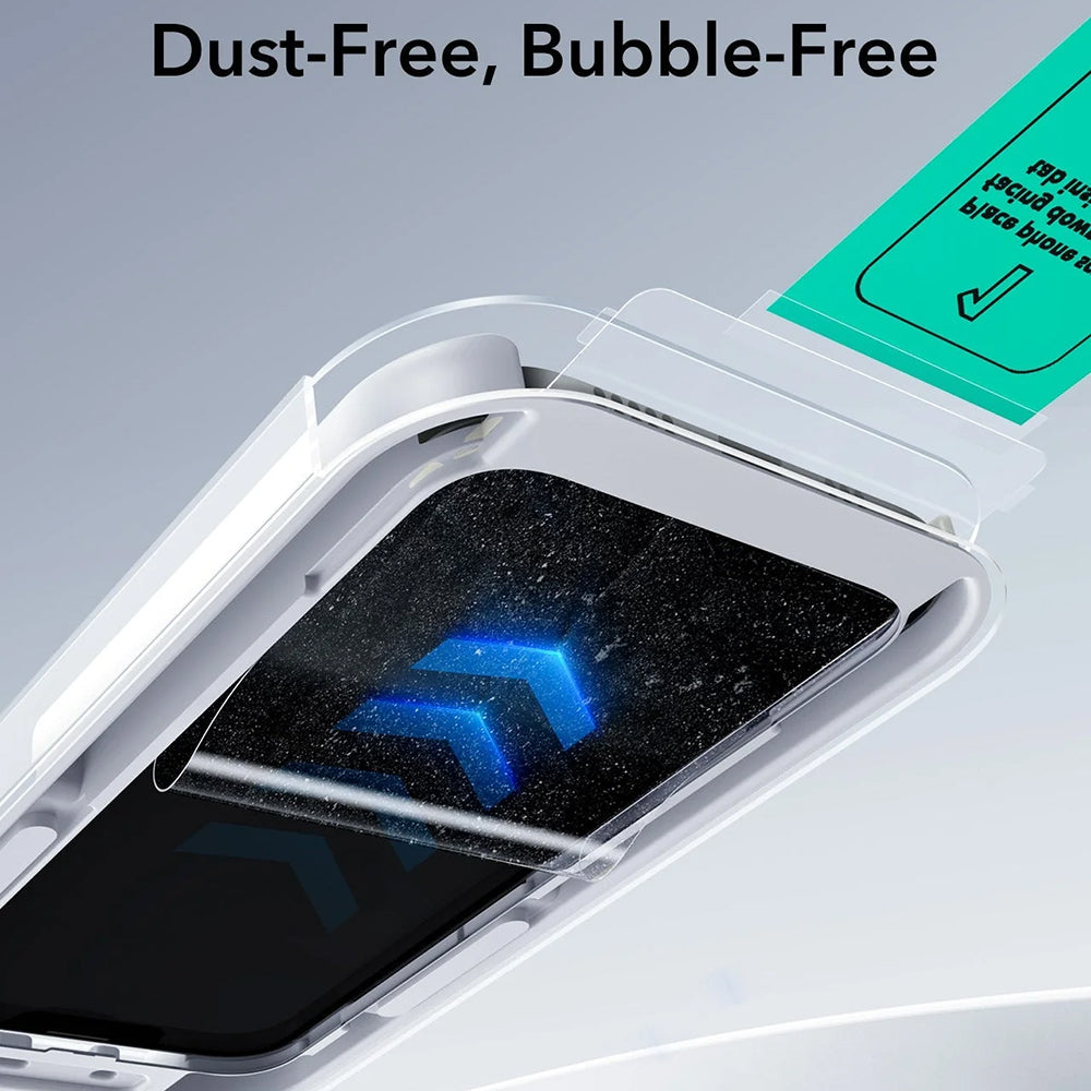 ESR UltraFit Screen Protector for Apple iPhone 17 Pro, Tempered Glass, Full Glue, Set of 3 Pieces