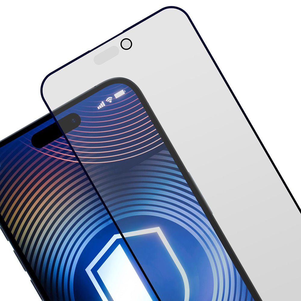 Matte Privacy Screen Protector 3MK HardGlass Max for Apple iPhone 17 Pro Max, Tempered Glass, Full Glue