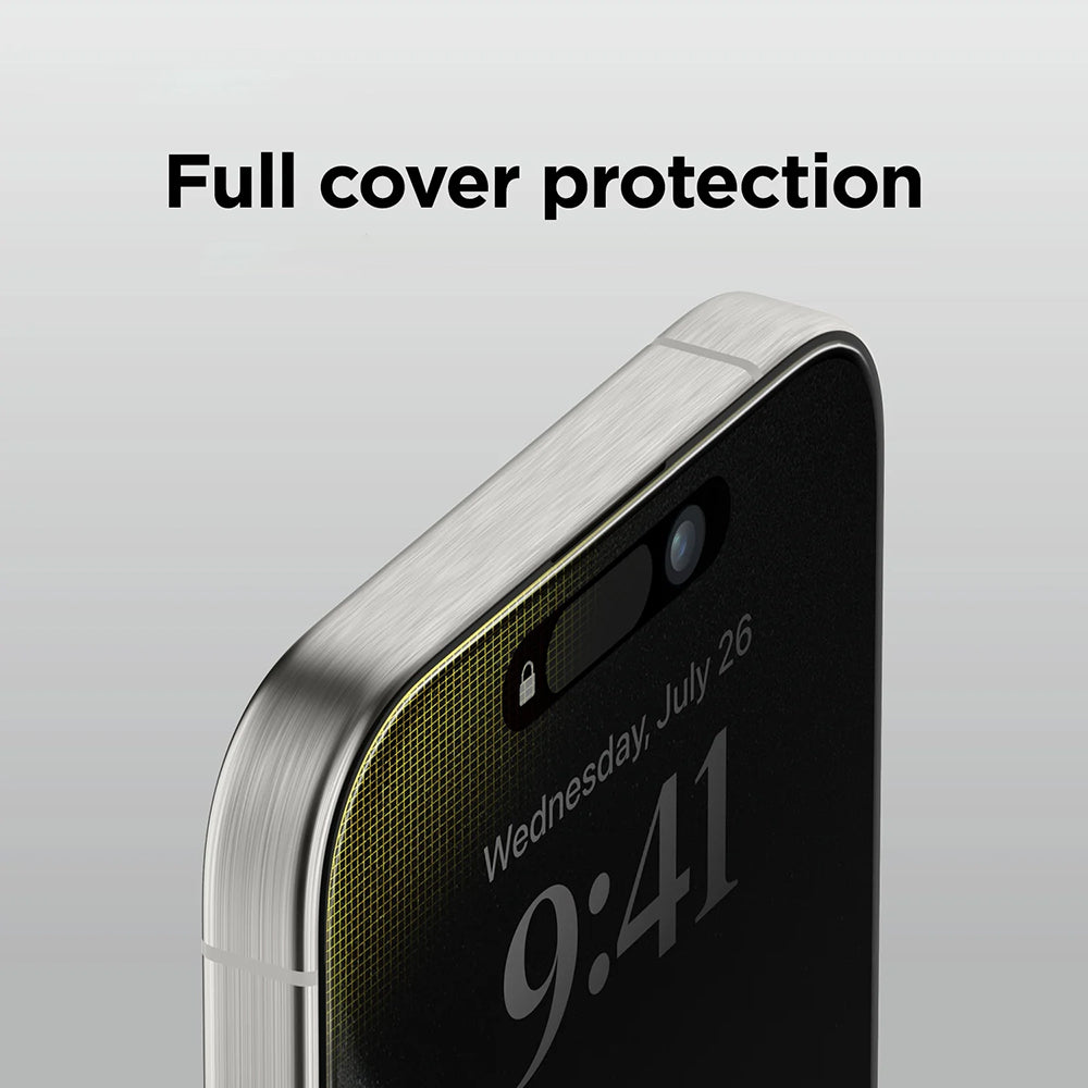 Anank 5X Reinforced 180 Privacy Screen Protector for Apple iPhone 17 Pro Max, Tempered Glass, Full Glue, 2.5D