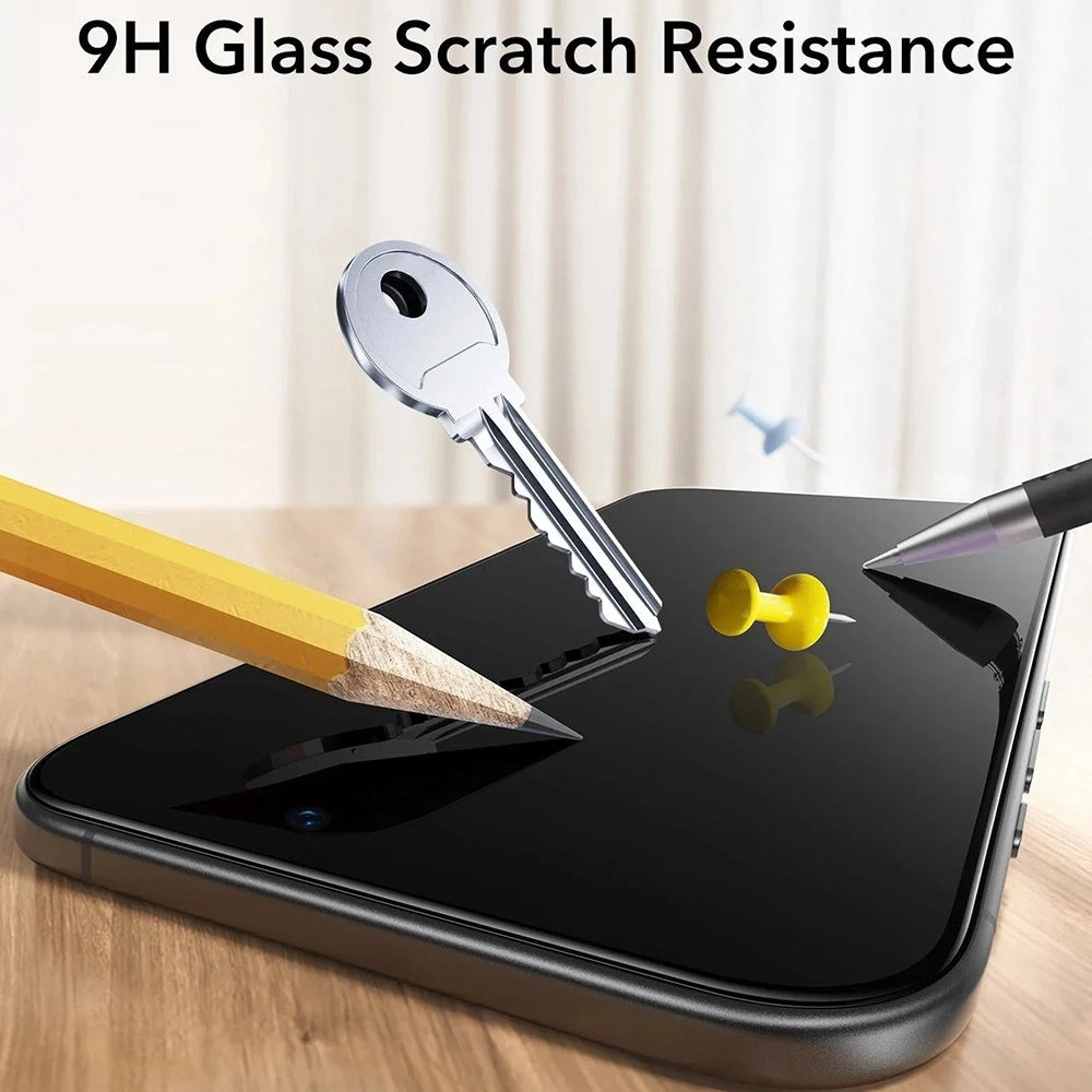 Privacy Screen Protector ESR UltraFit for Apple iPhone 17 Air, Tempered Glass, Full Glue, Set of 3 Pieces