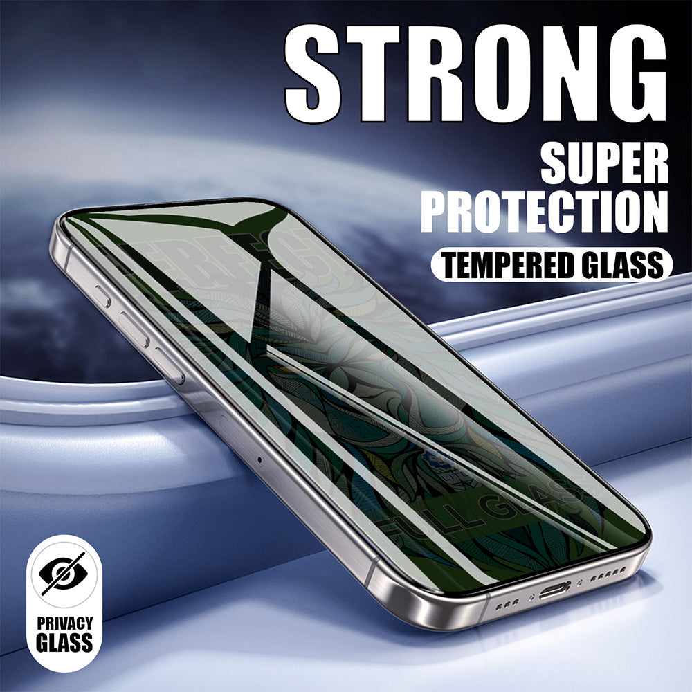 Privacy Screen Protector Lito D+ Max Strong for Apple iPhone 17 / 16 Pro, Tempered Glass, Full Glue
