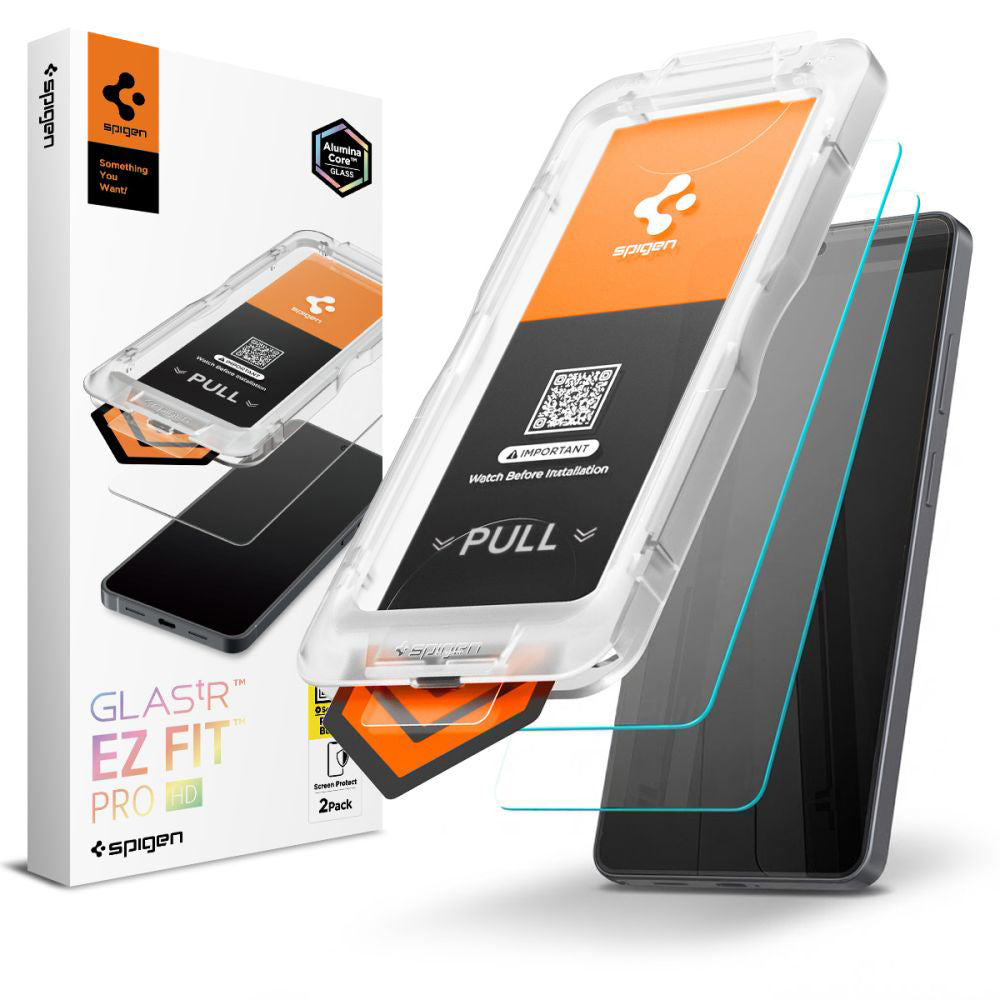 Spigen GlastR EZ FIT Pro HD Screen Protector for Samsung Galaxy S26 Ultra S948, Tempered Glass, Full Glue, Set of 2 pieces AGL11072