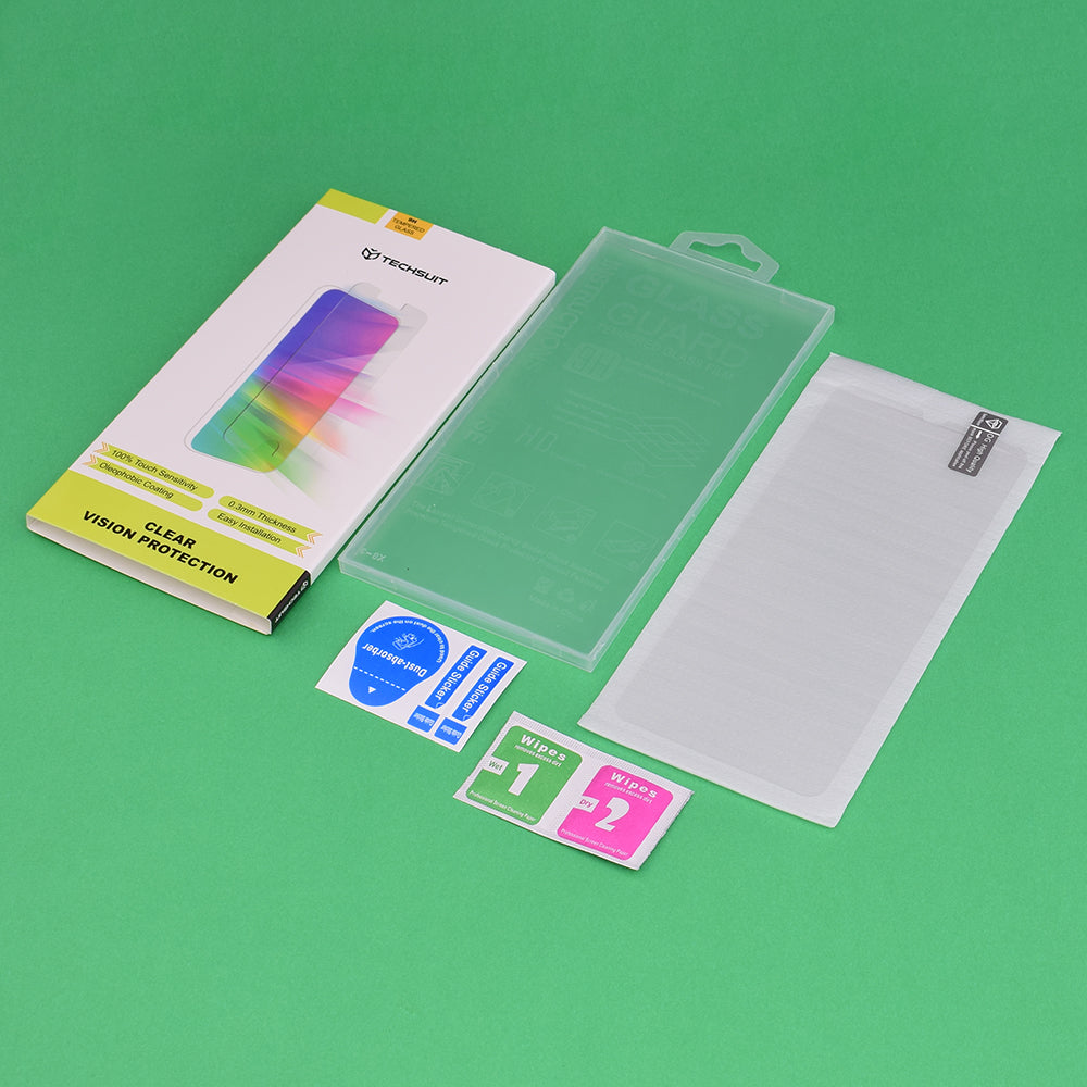 Techsuit Clear Vision Screen Protector for Honor X6b, Tempered Glass, Full Glue