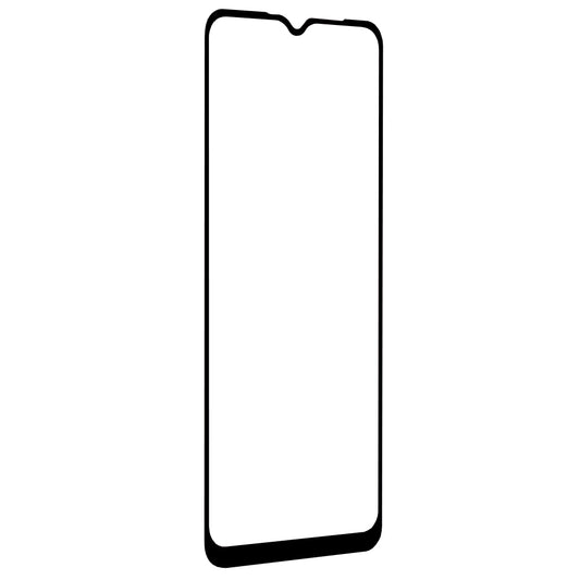 Techsuit Screen Protector Film for Oppo A16s / A54s / A16 / A15s / A15, Tempered Glass, Full Glue, 111D, Black