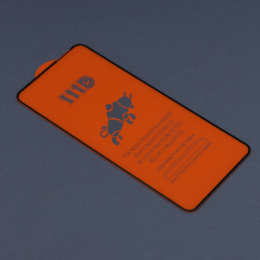 Techsuit Screen Protector Film for Xiaomi Redmi 10 2022 / 10 (2021), Tempered Glass, Full Glue, 111D, Black