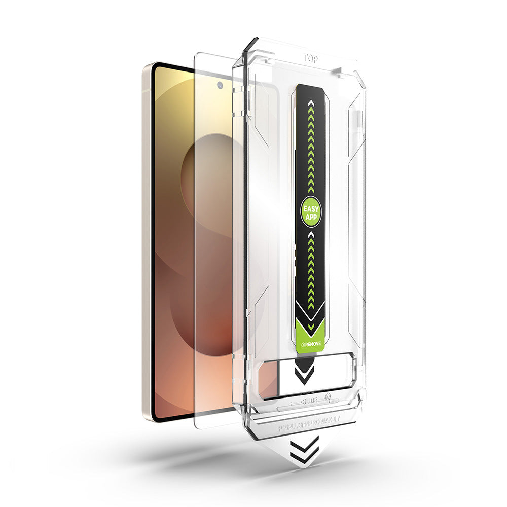 Techsuit TitanGlass CrystalHD Screen Protector for Samsung Galaxy S26 Plus S947, Tempered Glass, Full Glue