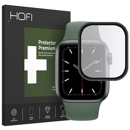 Protective Cover HOFI Hybrid for Apple Watch 44mm Series, Plastic, Black H0FIFI022BLK
