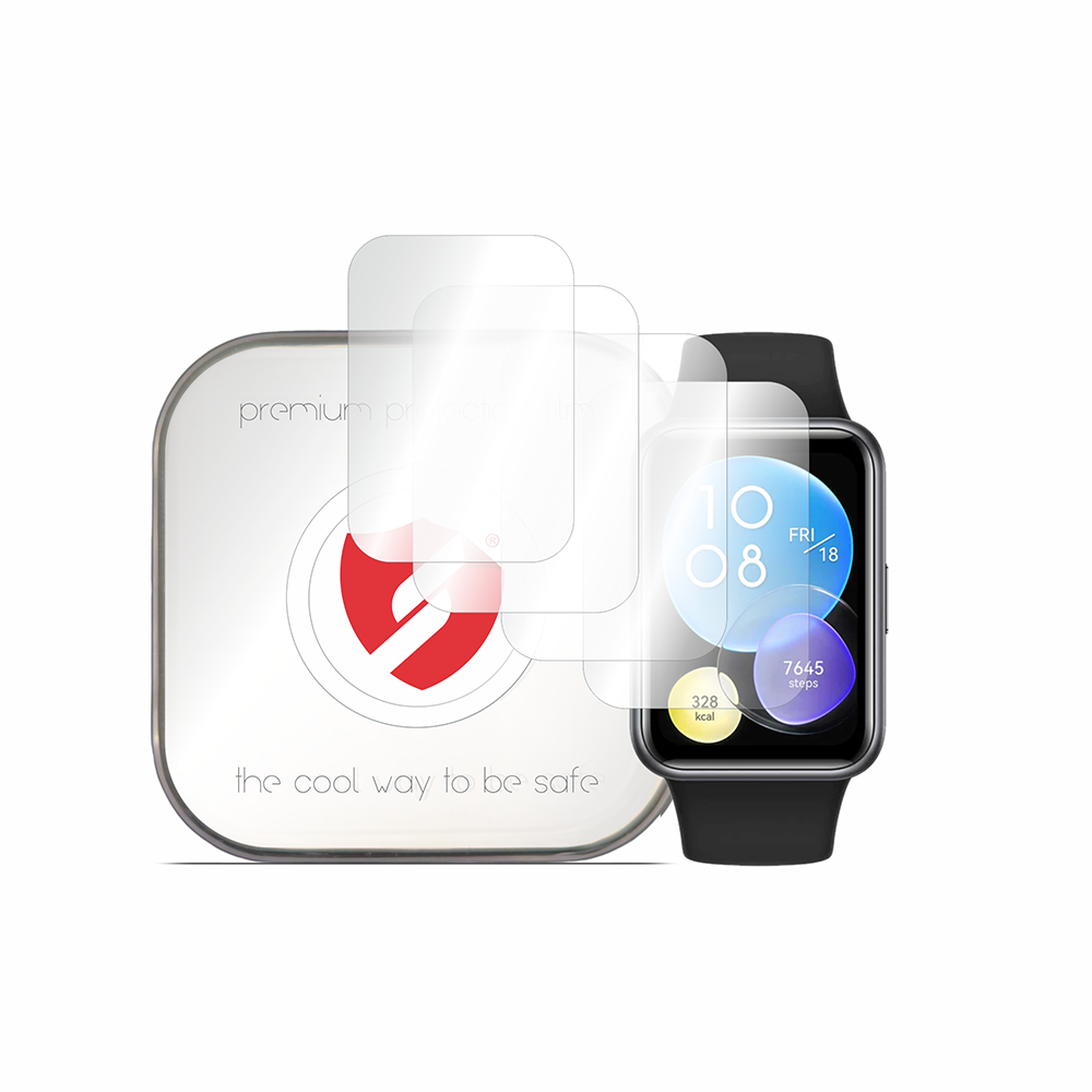 Smart Protection Premium Classic Screen Protector Film for Huawei Watch Fit 2 Active, Set of 4 pieces, Plastic