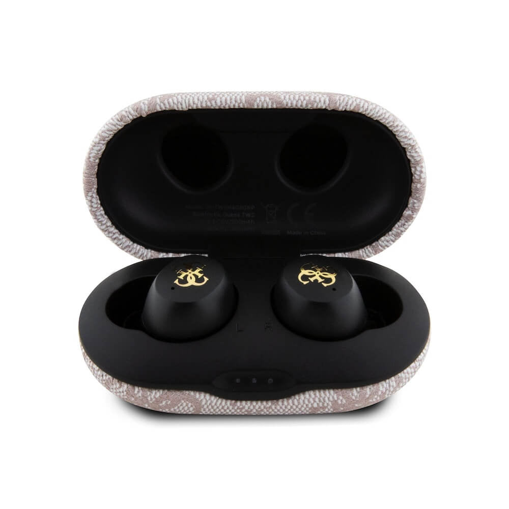 Handsfree Bluetooth Guess 4G Metal, TWS, Pink