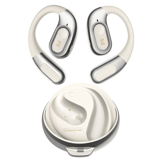 Handsfree Bluetooth Monster AC330 AI Translation, TWS, White