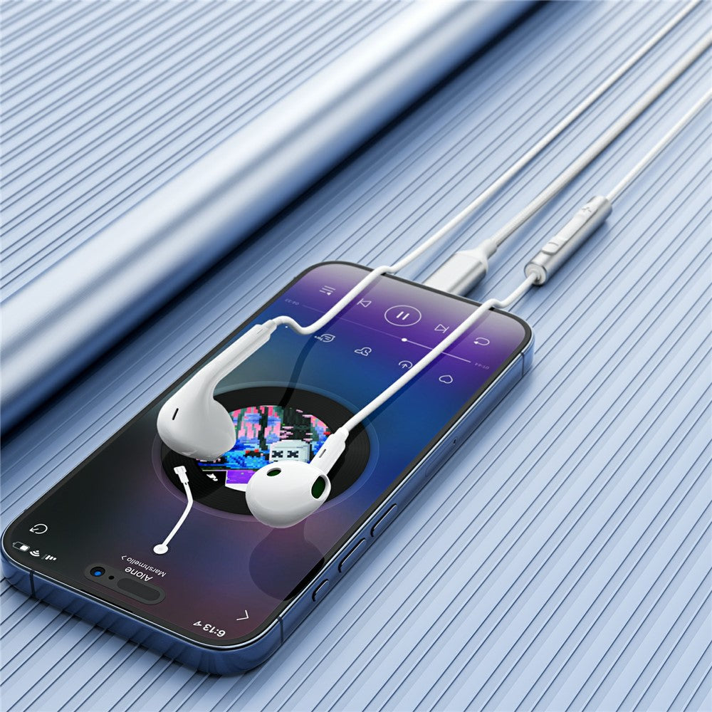 Handsfree USB-C Acefast L7, White