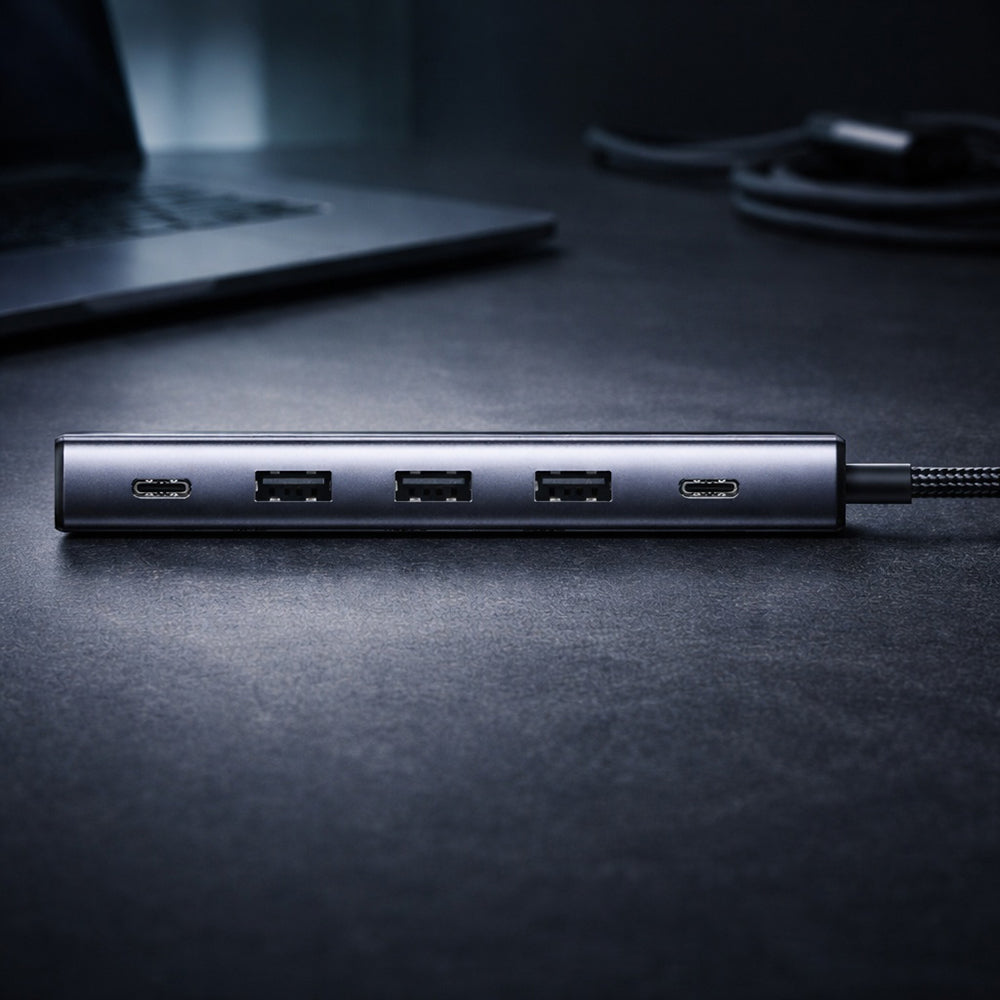 UGREEN CM511 USB-C Hub (75642), 6in1, Gray