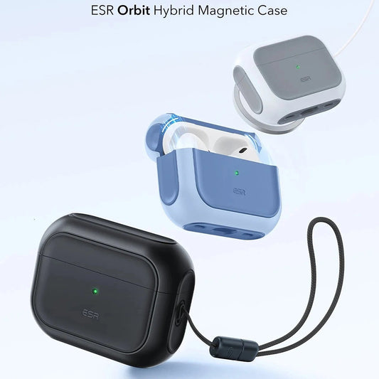 ESR Orbit Hybrid Case for Apple AirPods Pro 3, Black