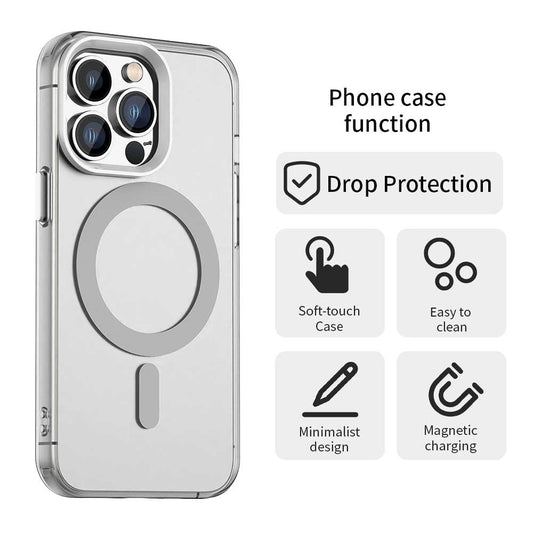 MagSafe Case for Apple iPhone 13 Pro, Techsuit, CandyCase, White