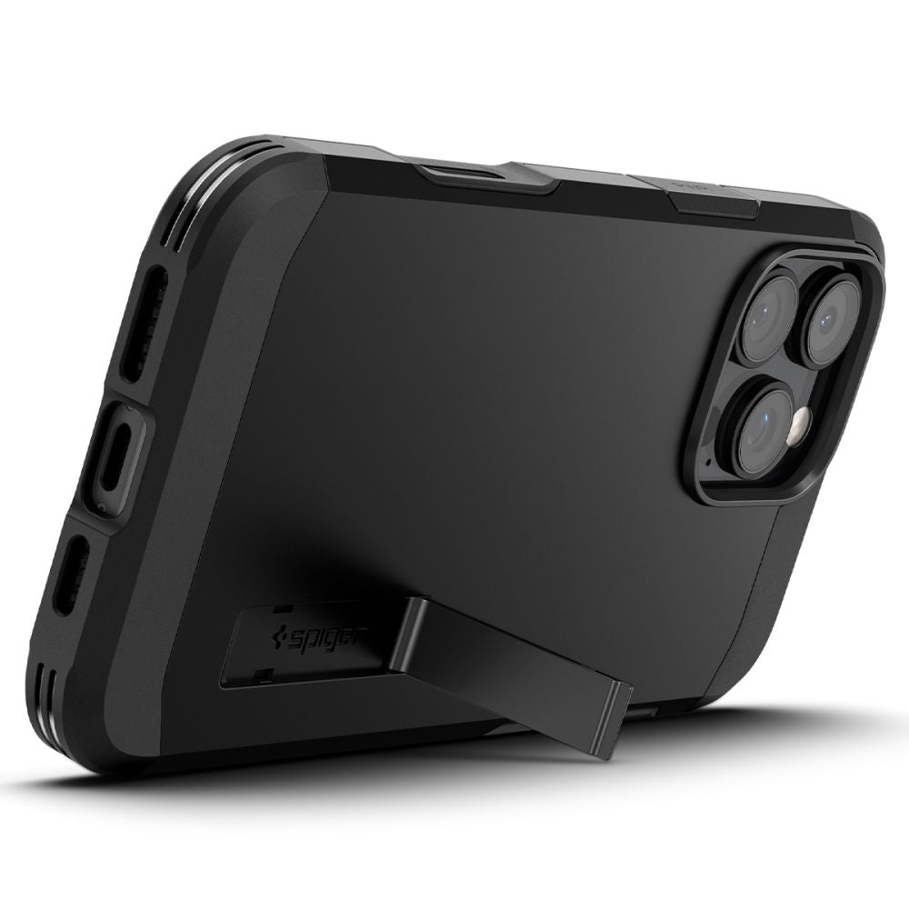 MagSafe Case for Apple iPhone 16 Pro Max, Spigen, Tough Armor T, Black ACS08503