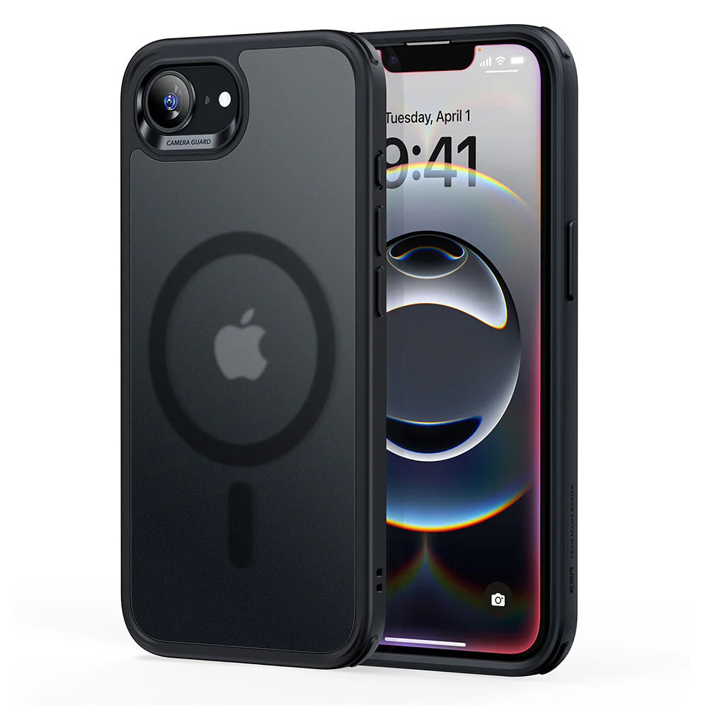 MagSafe Case for Apple iPhone 17e / 16e, ESR, Classic Hybrid, Satin Black