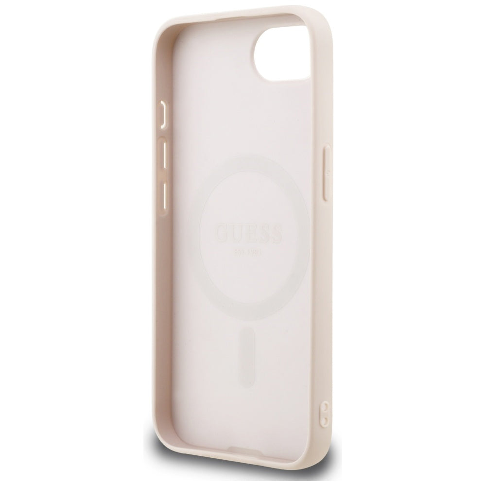 MagSafe Case for Apple iPhone 17e / 16e, Guess, 4G Classic, Pink