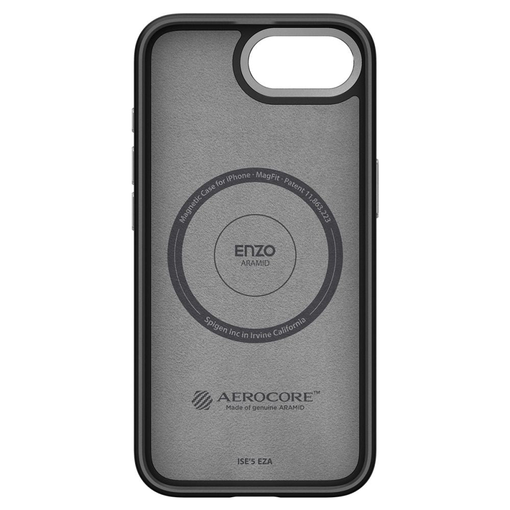 MagSafe Case for Apple iPhone 17e / 16e, Spigen, Enzo Aramid, Matte Black ACS09153