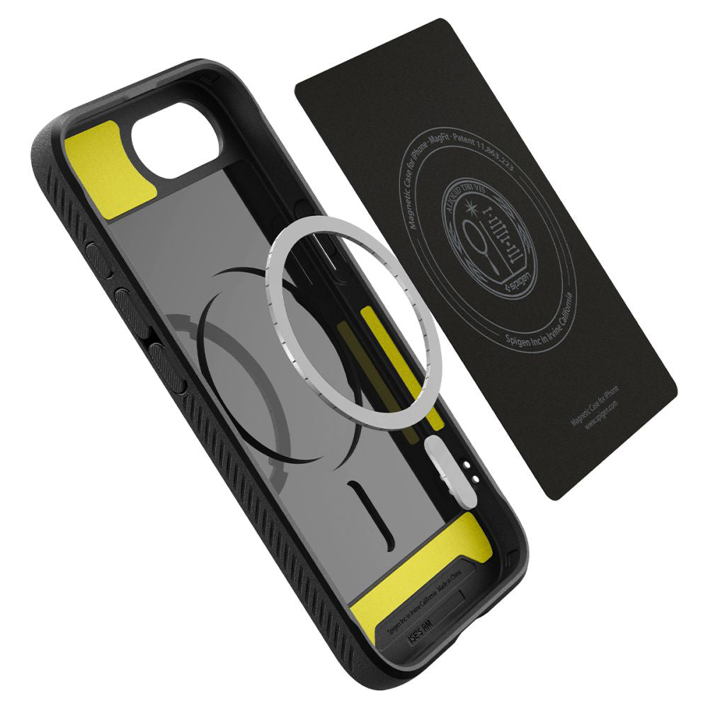 MagSafe Case for Apple iPhone 17e / 16e, Spigen, Rugged Armor, Matte Black ACS09152