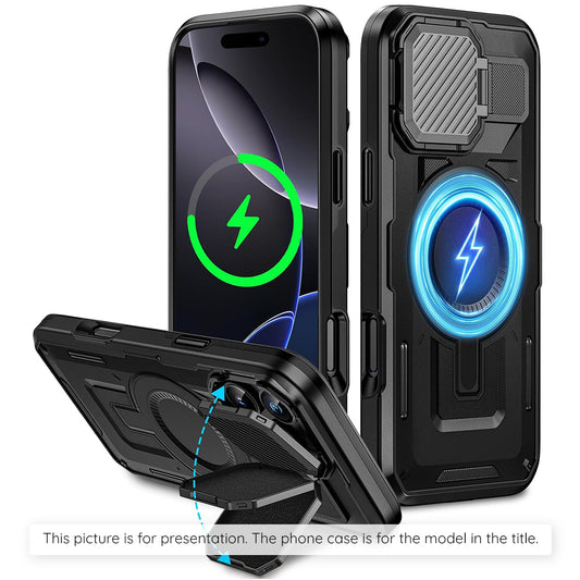 MagSafe Case for Apple iPhone 17 Air, Techsuit, CamVault, Black