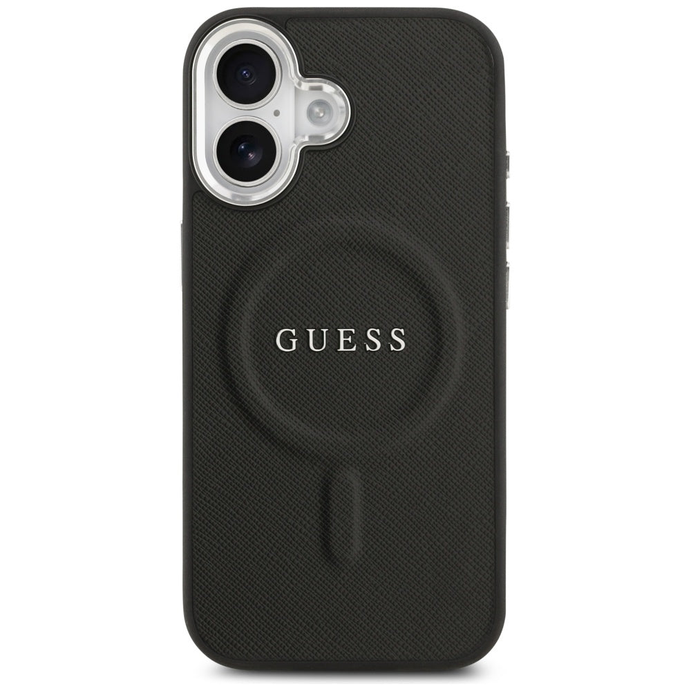 MagSafe Case for Apple iPhone 17, Guess, Classic Logo, Black