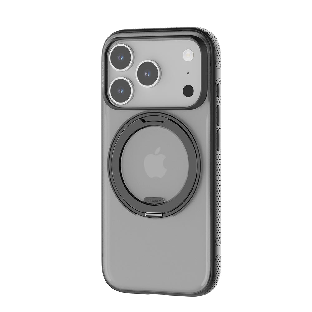 MagSafe Case for Apple iPhone 17 Pro Max, Torras, Ostand R Fitness, Black