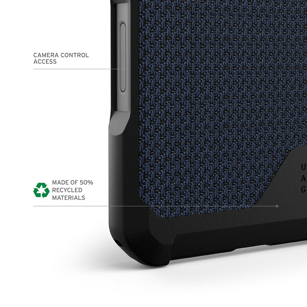MagSafe Case for Apple iPhone 17 Pro Max, Urban Armor Gear, Metropolis LT Kevlar, Navy Blue