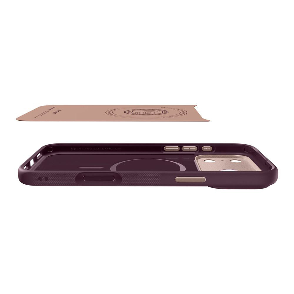 MagSafe Case for Apple iPhone 17 Pro, Spigen, Caseology Nano Pop, Burgundy ACS10327