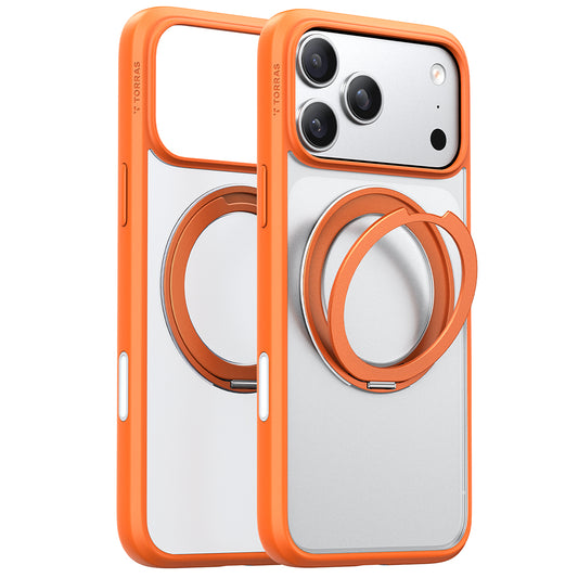 MagSafe Case for Apple iPhone 17 Pro, Torras, Ostand Pro, Orange