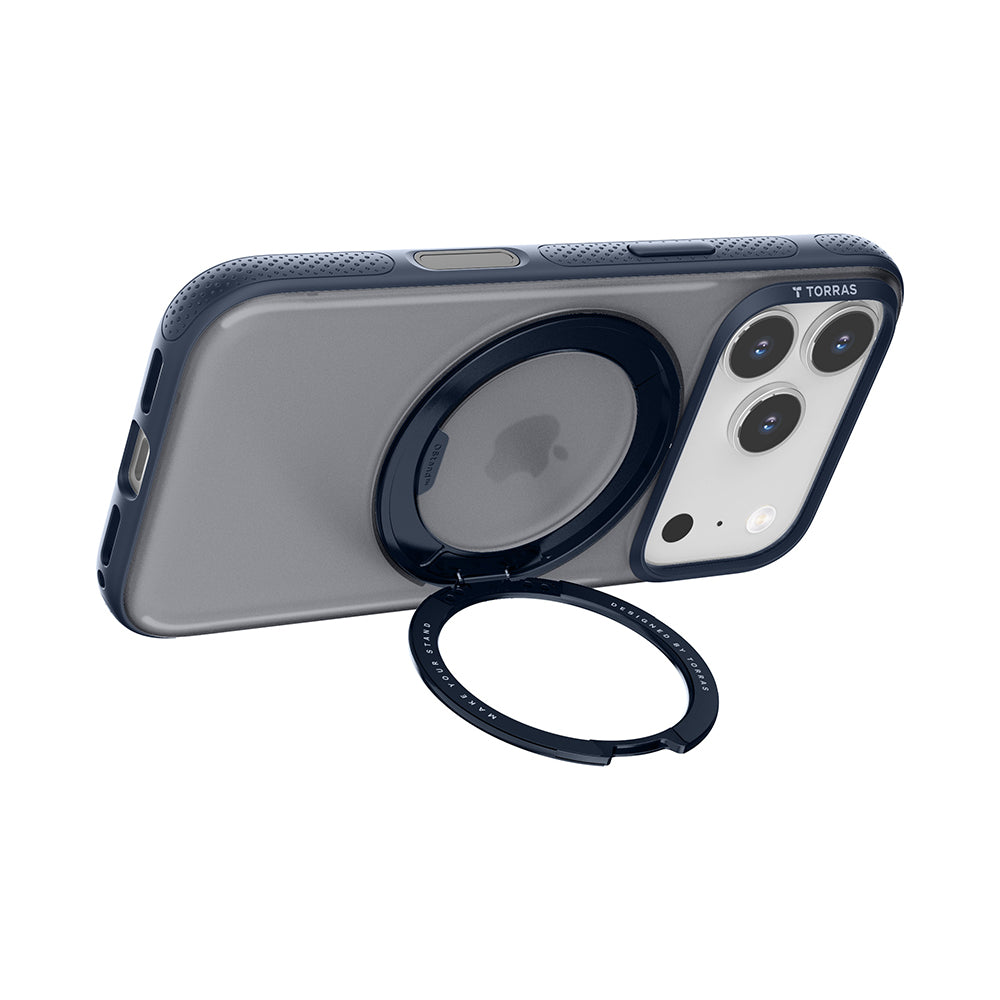 MagSafe Case for Apple iPhone 17 Pro, Torras, Ostand R Fitness, Navy Blue