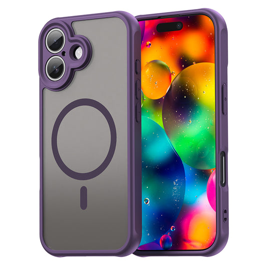 MagSafe Case for Apple iPhone 17, Techsuit, HaloFrost II, Purple