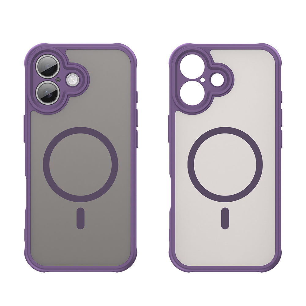 MagSafe Case for Apple iPhone 17, Techsuit, HaloFrost II, Purple