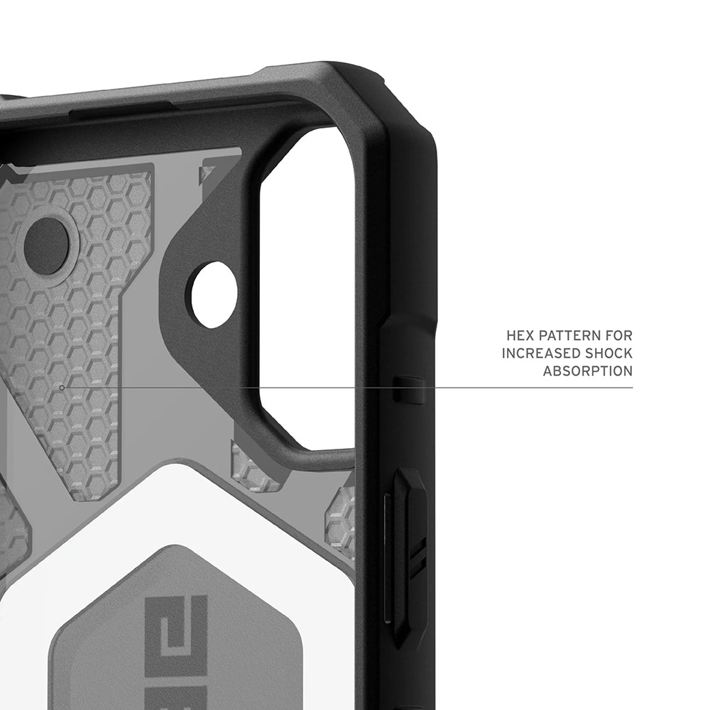 MagSafe Case for Apple iPhone 17, Urban Armor Gear, Pathfinder Clear, Gray