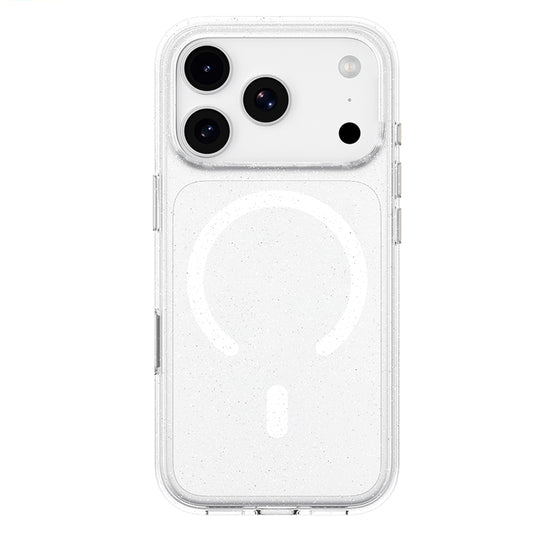 MagSafe Case for Apple iPhone 18 Pro / 17 Pro, Blueo, Crystal Pro Anti-Drop Glitter, Transparent