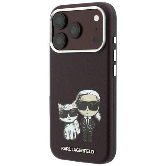 MagSafe Case for Apple iPhone 18 Pro / 17 Pro, Karl Lagerfeld, KC Bodies Sketch, Burgundy
