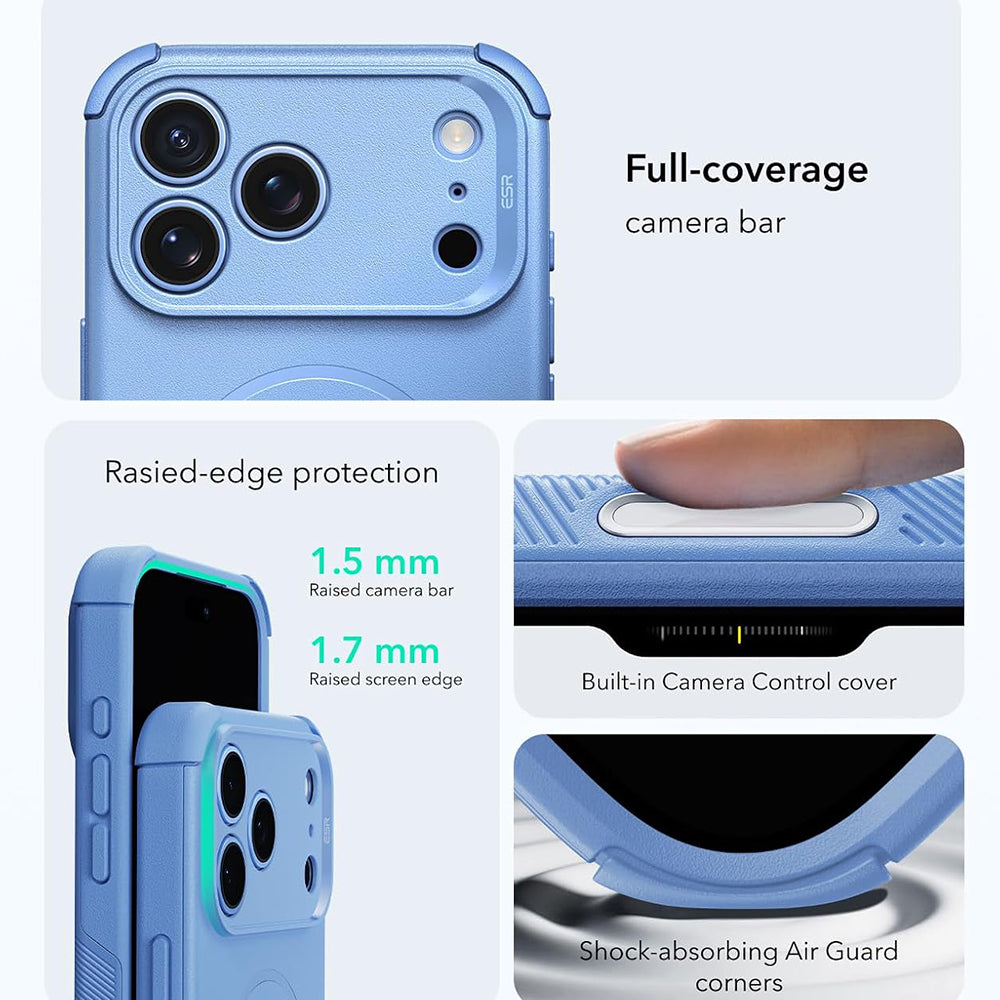 MagSafe Case for Apple iPhone 18 Pro Max / 17 Pro Max, ESR, Cyber, Blue