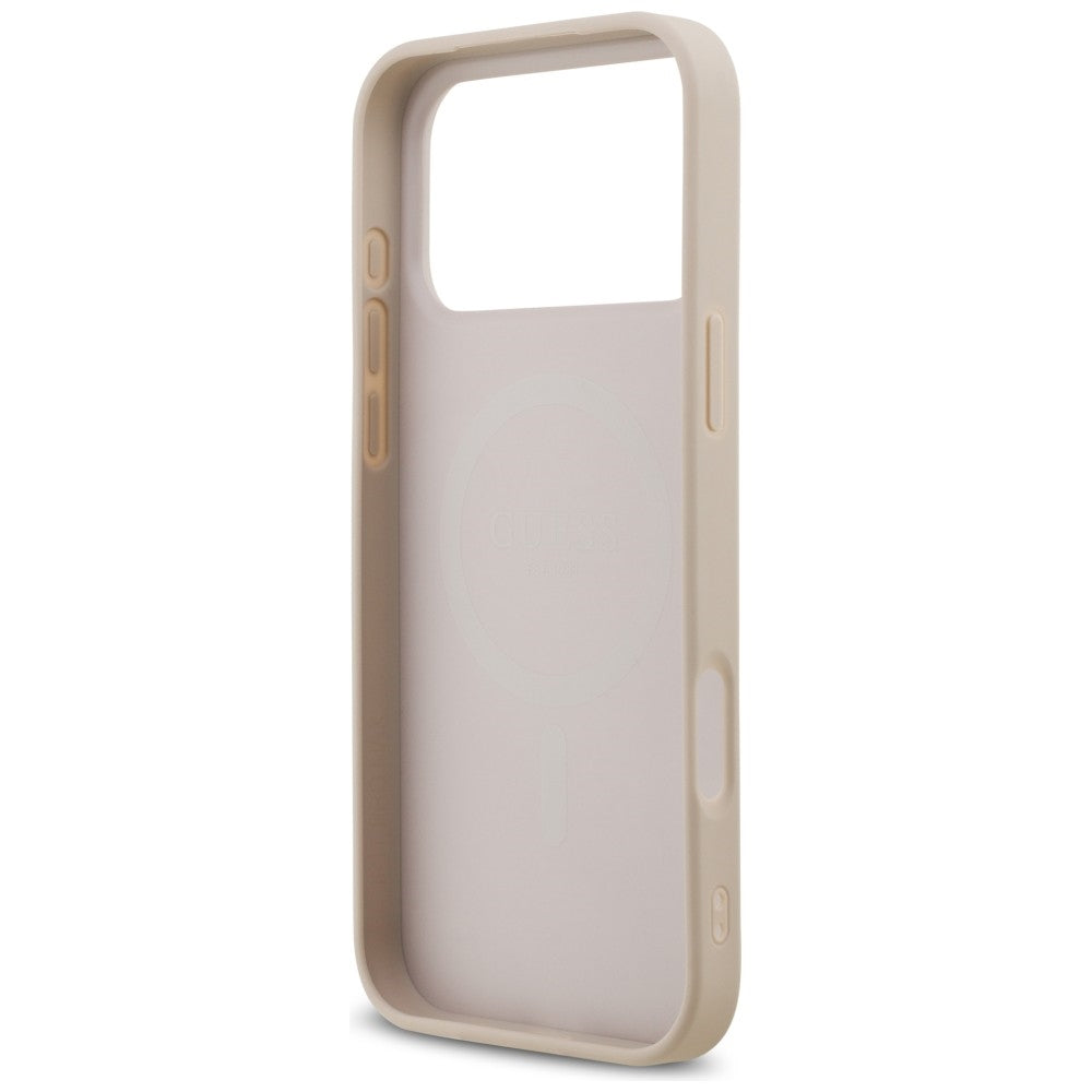 MagSafe Case for Apple iPhone 18 Pro Max / 17 Pro Max, Guess, Saffiano, Pink