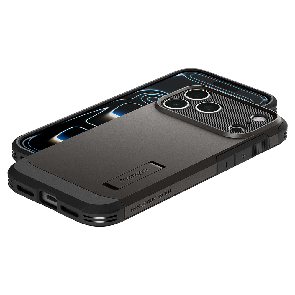 MagSafe Case for Apple iPhone 18 Pro Max / 17 Pro Max, Spigen, Tough Armor T, Gray ACS12137