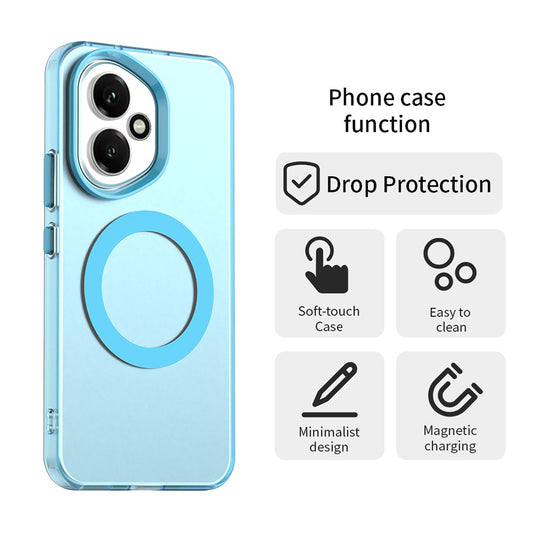 MagSafe Case for Honor 400, Techsuit, CandyCase, Blue