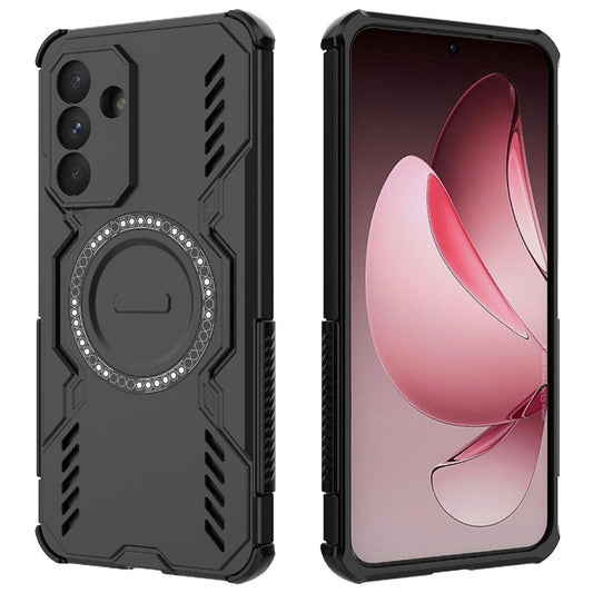 MagSafe Case for Samsung Galaxy A36 A366, Techsuit, ArmorMag, Black