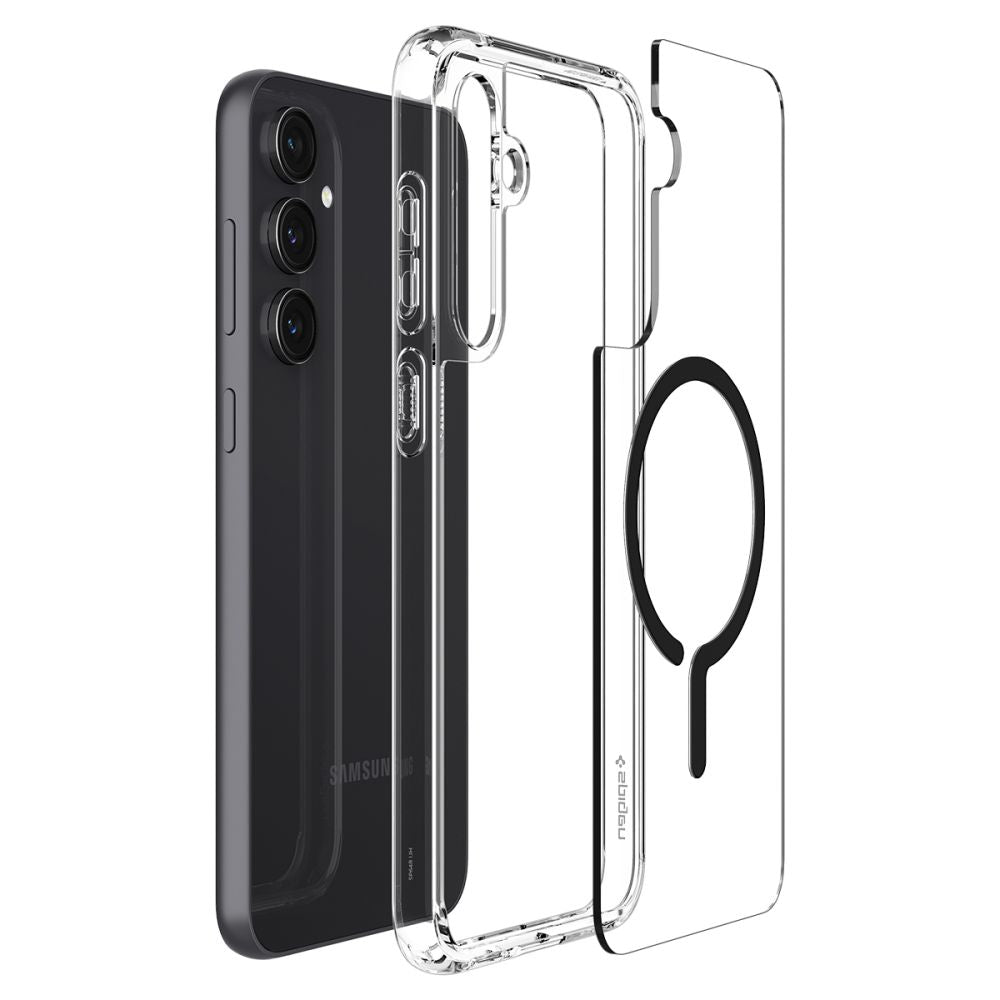 MagSafe Case for Samsung Galaxy S23 FE S711, Spigen, Ultra Hybrid OneTap Ring, Transparent