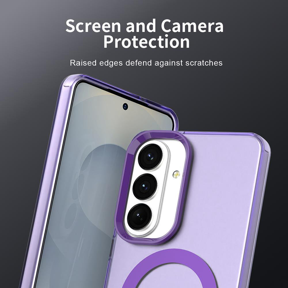 MagSafe Case for Samsung Galaxy S26 FE S741, Techsuit, CandyCase, Purple