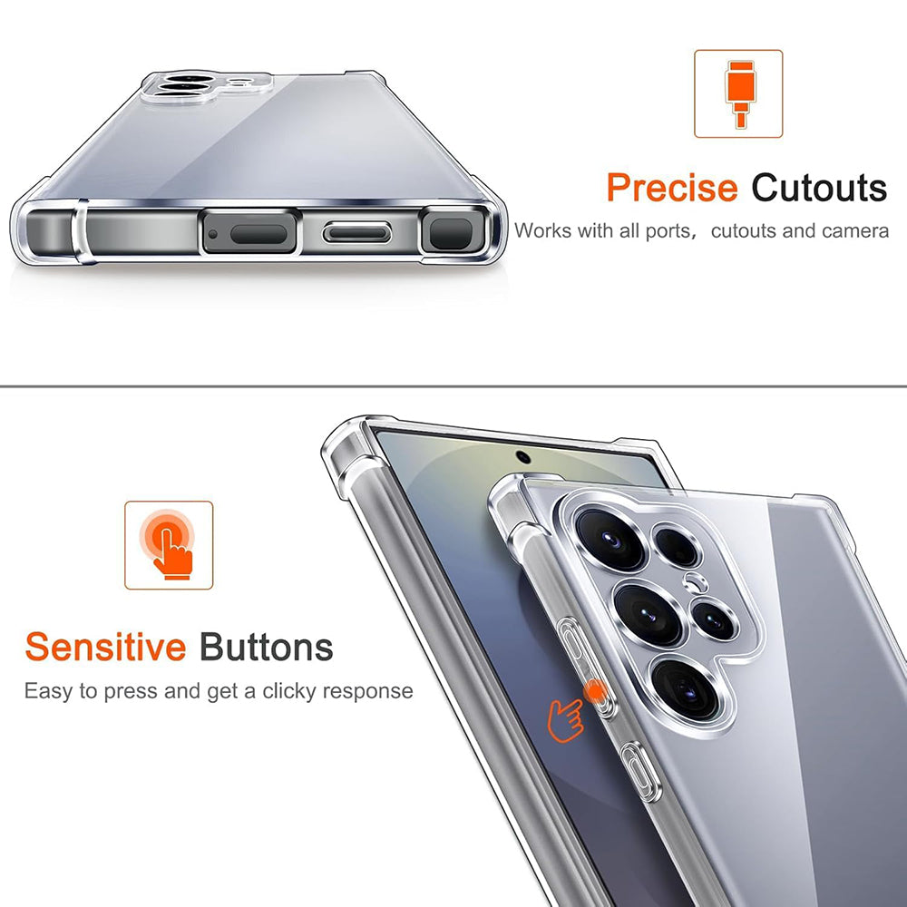 MagSafe Case for Samsung Galaxy S26 S942, Techsuit, Shockproof, Transparent