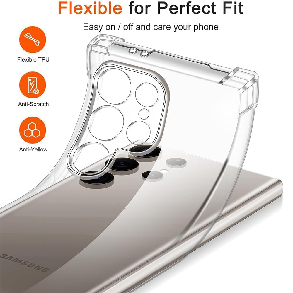 MagSafe Case for Samsung Galaxy S26 S942, Techsuit, Shockproof, Transparent