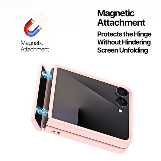 MagSafe Case for Samsung Galaxy Z Flip8 F776, DUX DUCIS, Yind, Light Pink
