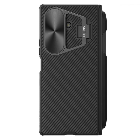 MagSafe Case for Samsung Galaxy Z Fold7 F966, Nillkin, CamShield Prop with Metal Lens Cover and S-Pen Holder, Black